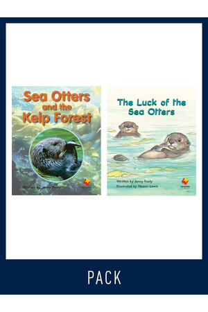 Flying Start to Literacy: Guided Reading - Sea Otters and the Kelp Forest & The Luck of the Sea Otters - Level 14 (Pack 3)
