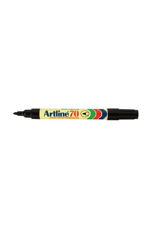 Artline Markers 70 - 1.5mm Permanent (Bullet Nib): Black (Pack of 2)
