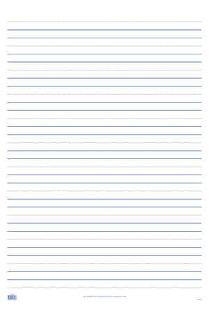 Laminated Teaching Sheet - Handwriting NSW (A1 Size): Centre-Folded