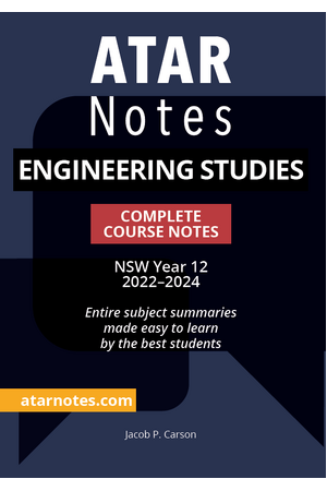 ATAR Notes HSC - Year 12 Complete Course Notes: Engineering Studies
