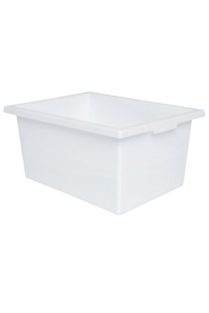 Large Tote Tray - White