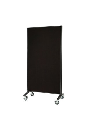 Visionchart Communicate Room Divider - Whiteboard/Charcoal Pinnable (1800 x 900mm)