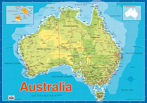 australian maps activity pack