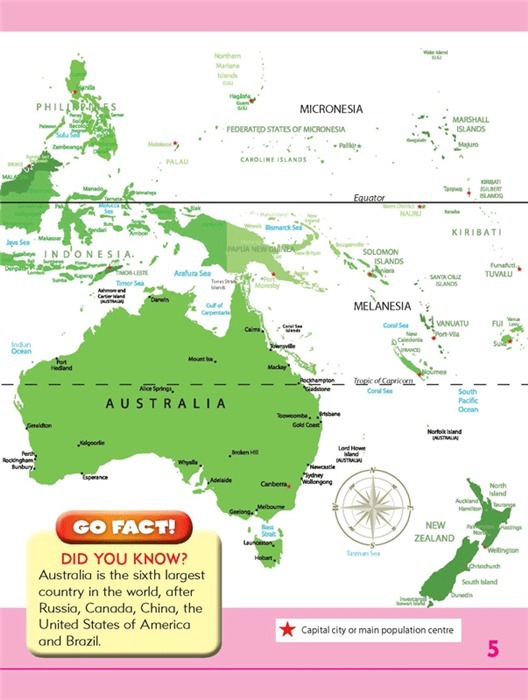 Go Facts Geography Australia Blake Education Educational Resources