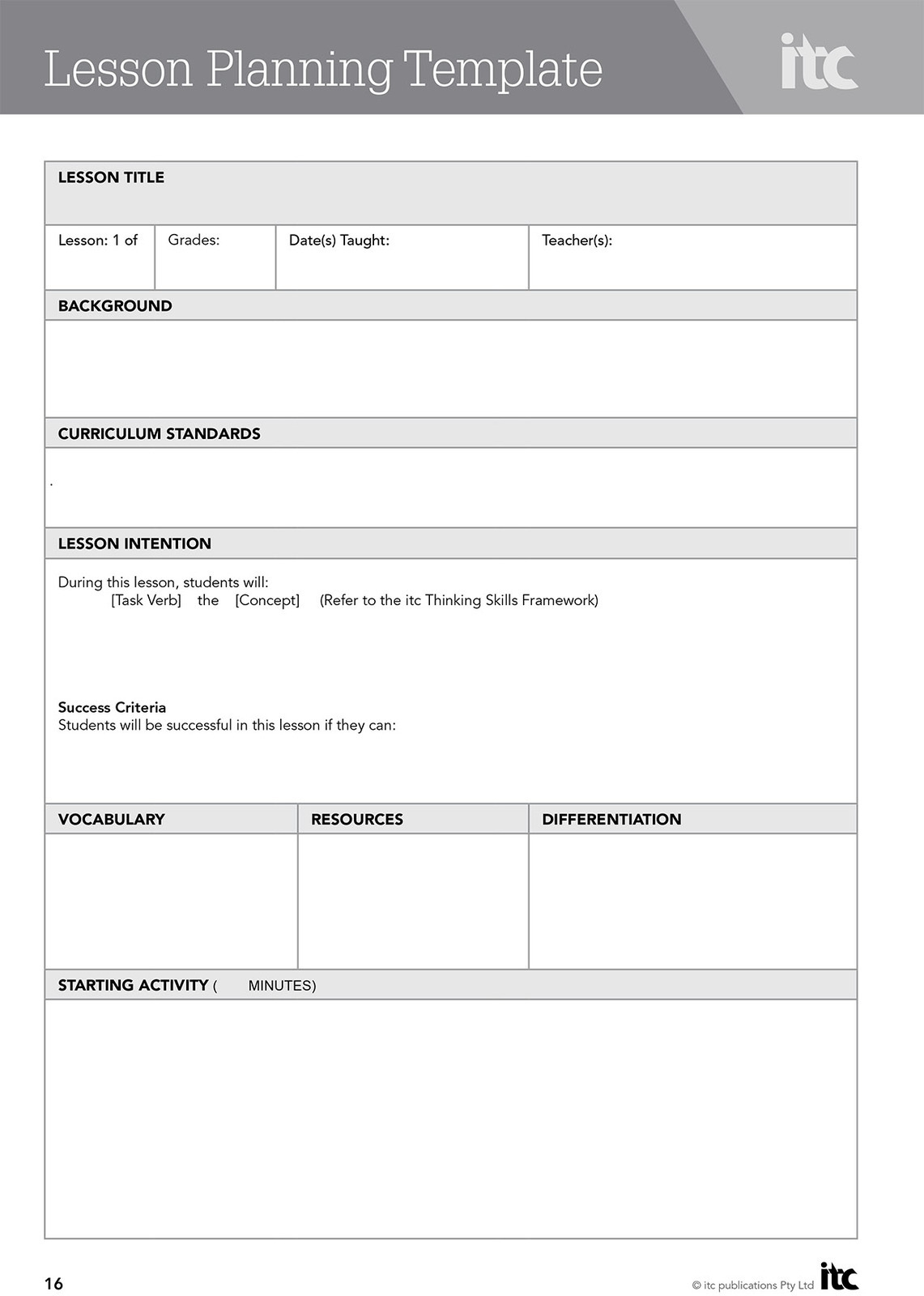 Media Specialists Lesson Plans