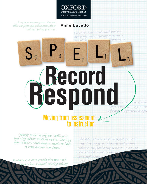 Spell, Record, Respond Oxford University Press Educational Resources
