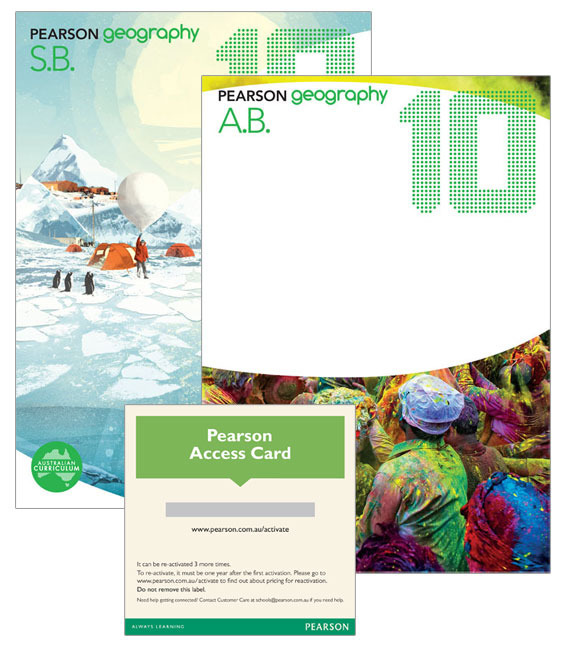 Pearson Geography 10 Student Book, Activity Book & eBook 3.0 Combo