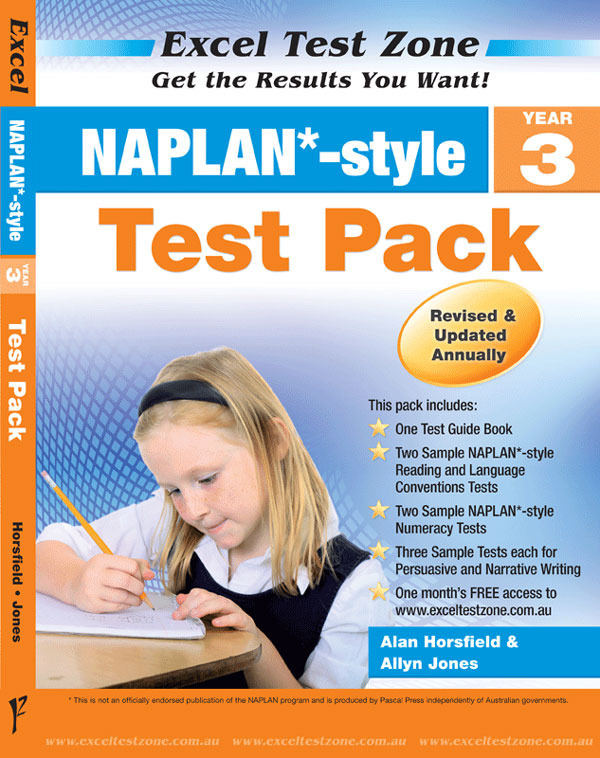 Excel Test Zone NAPLAN*style Test Pack Year 3 Pascal Press