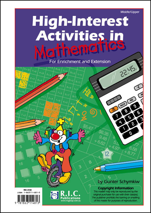 High Interest Activities In Mathematics R I C Publications 