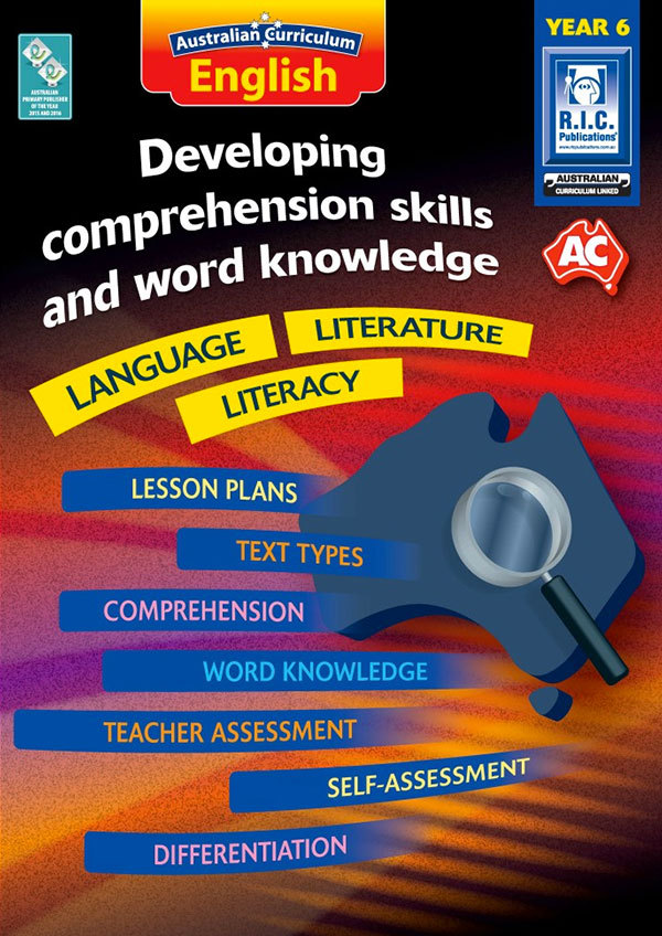 Australian Curriculum English Developing Comprehension Skills And Word Knowledge Year 6