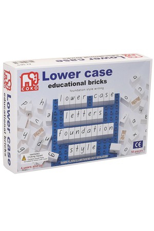 COKO - Black/White Lowercase Letters (50 Pieces)