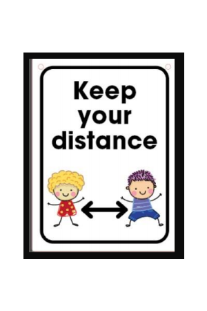 Wall Sign - Keep Your Distance