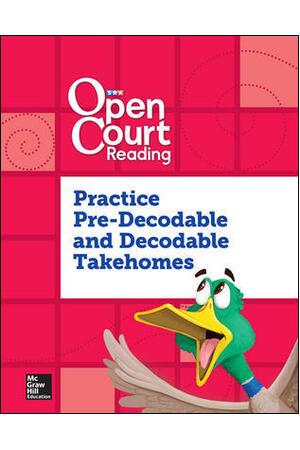 Open Court Reading: Practice Pre-Decodable & Decodable Takehome Reader - Grade K (4 Colour)