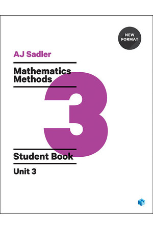 Sadler Mathematics Methods for WA - Unit 3: Student Book (Print & Digital)