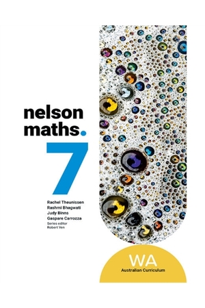 Nelson Maths 7 Western Australia Student Book