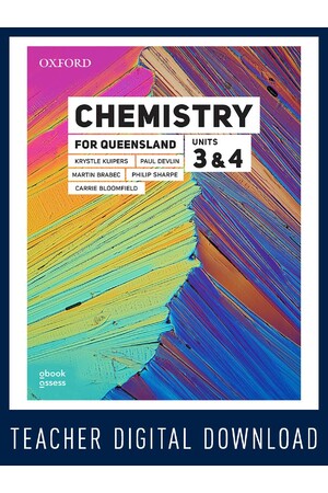Chemistry for Queensland - Units 3 & 4: Teacher obook/assess (Digital Access Only)