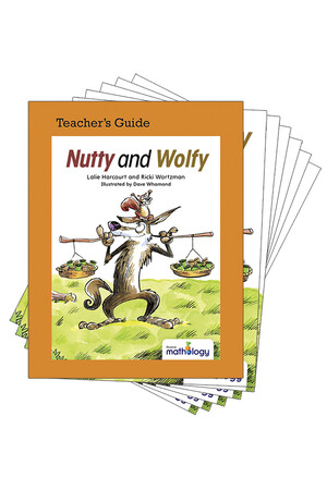 Mathology Little Books - Patterns and Algebra: Nutty and Wolfy (6 Pack with Teacher's Guide)