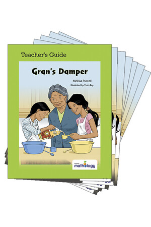 Mathology Little Books - Patterns and Algebra: Gran's Damper (6 Pack with Teacher's Guide)