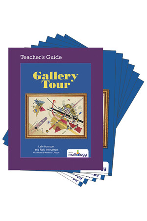 Mathology Little Books - Geometry: Gallery Tour (6 Pack with Teacher's Guide)