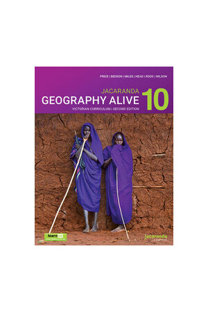 Jacaranda Geography Alive 10 for the Victorian Curriculum - 2nd Edition (learnON & Print)