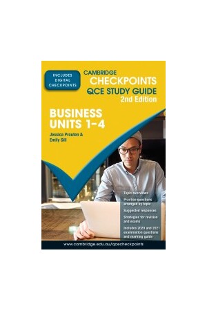 Cambridge Checkpoints QCE - Business: Units 1-4 Second Edition (Print & Digital)