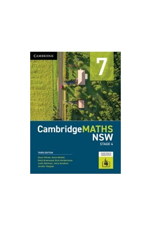 CambridgeMATHS NSW Stage 4 Year 7 3rd Edition - Student Book (Print & Digital)