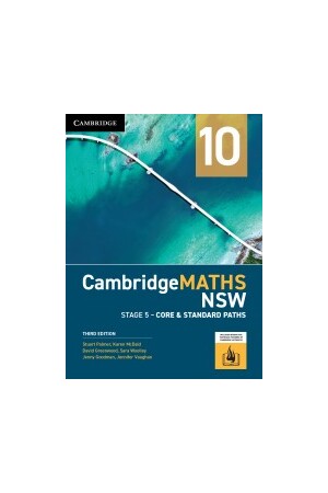 CambridgeMATHS NSW Stage 5 Year 10 3rd Edition Core & Standard Paths - Student Book (Print & Digital)