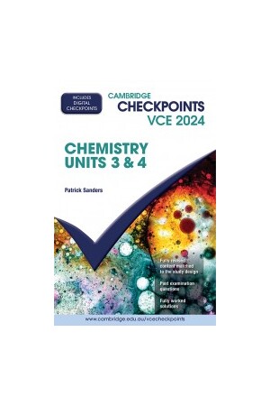 Cambridge Checkpoints VCE Chemistry Units 3 & 4 2024