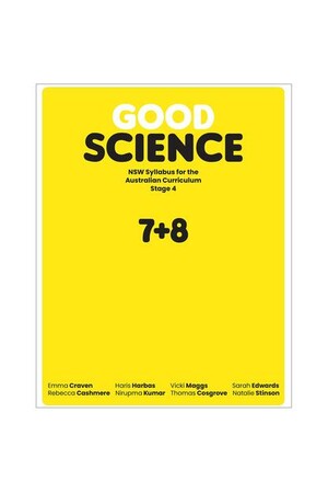 Good Science NSW syllabus for the Australian Curriculum Stage 4 Student Book + Digital 