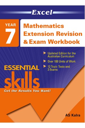 Excel Essential Skills - Mathematics Extension Revision and Exam Workbook: Year 7