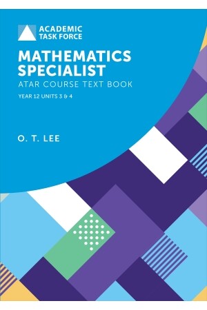 Year 12 ATAR Course Textbook - Mathematics Specialist (Revised Edition)