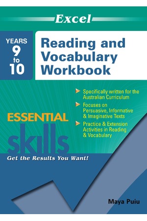 Excel Essential Skills - Reading and Vocabulary Workbook: Years 9-10