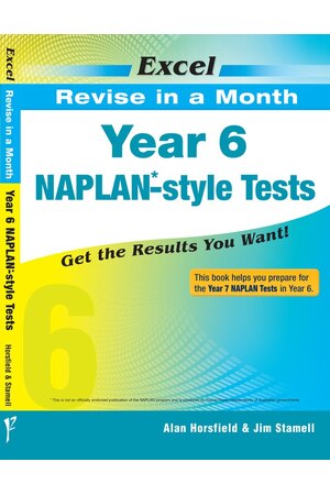 Excel Revise in a Month - NAPLAN*-style Tests: Year 6