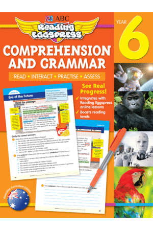 ABC Reading Eggspress - Comprehension and Grammar Workbook: Year 6