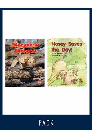 Flying Start to Literacy: Guided Reading - Super Dogs & Nosey Saves The Day - Level 7 (Pack 2)