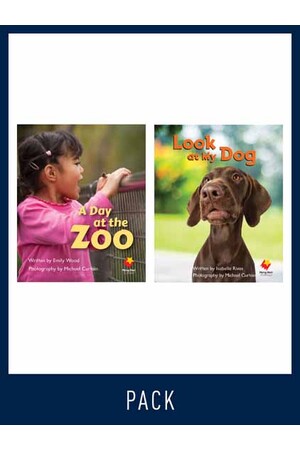 Flying Start to Literacy: Guided Reading - A Day at the Zoo & Look at My Dog - Level 2 (Pack 2)