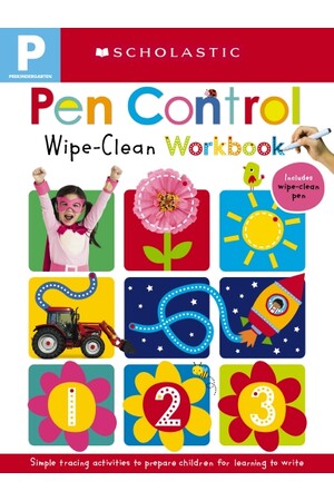 Wipe-Clean Workbook - Pre-K Pen Control