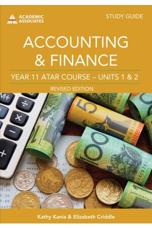 Year 11 ATAR Course Study Guide - Accounting & Finance (Previous Edition)