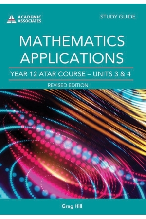Year 12 ATAR Course Study Guide - Mathematics Applications (Revised Edition)