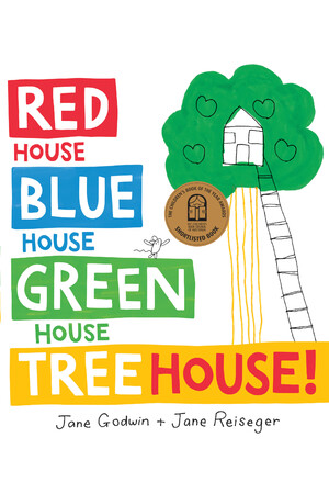 Red House, Blue House, Green House, Tree House (Board Book)