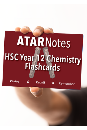 ATAR Notes Flashcards - HSC Year 12: Chemistry