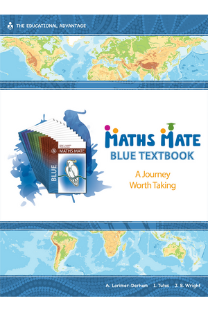 Maths Mate Blue Textbook - Year 7 (11 Booklets + Review Program)