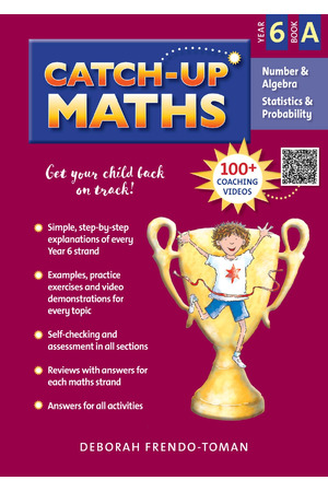 Catch-Up Maths: Number & Algebra, Statistics & Probability - Year 6 Book A