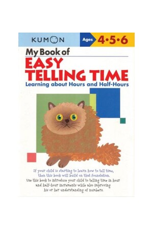 My Book of Easy Telling Time: Hours &