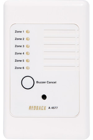 Redback 6 Zone Universal Remote Alarm Wallplate