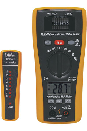 Micron Combination DMM & LAN Cable Tester