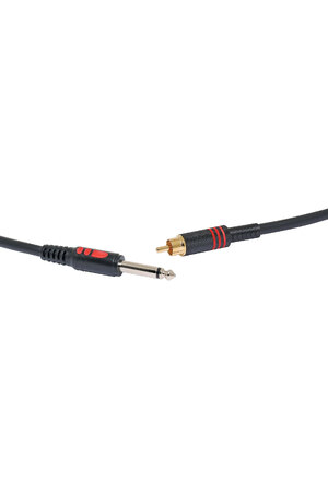 Redback 1m 6.35mm TS Jack to RCA Male Microphone Cable