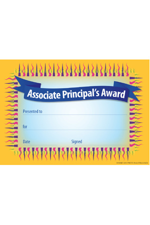 Associate Principal's Award Certificate - Pack of 200