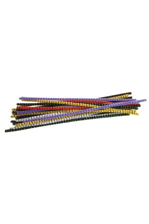 Chenille Stems - Striped (Pack of 100)