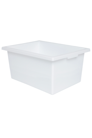 Large Tote Tray - White